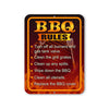 BBQ Rules, 12 inch by 9 inch, Patio Signs and Decor Outdoor, Backyard BBQ, Dad Sign, BBQ Decorations, Backyard Bar, Pool Decor, Vacation Rental Essentials