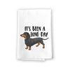 Its Been A Long Day, 27 Inches by 27 Inches, Funny Dog Dish Towel, Wiener Kitchen Towel, Dachshund Kitchen Towel, Wiener Dog Tea Towels, Dachshund Lover Gifts