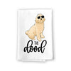 The Dood, Funny Dish Towels, Dog Tea Towels, Gifts for Goldendoodle Lovers, Goldendoodle Gifts for Women, Goldie Mom, Goldendoodle Parent, 27 Inches by 27 Inches