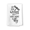 Use Your Wings You Were Meant to Fly, Dragonfly Kitchen Towels, Inspirational Kitchen Towels, Congratulatory Gifts for Women, 27 Inches by 27 Inches