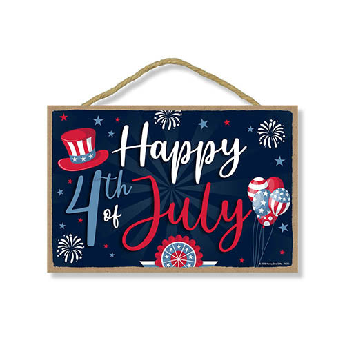 Let Freedom Ring Hanging Wooden Signs, Patriotic Wood Sign Home