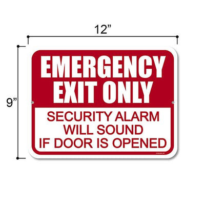 Business Emergency Exit Signs