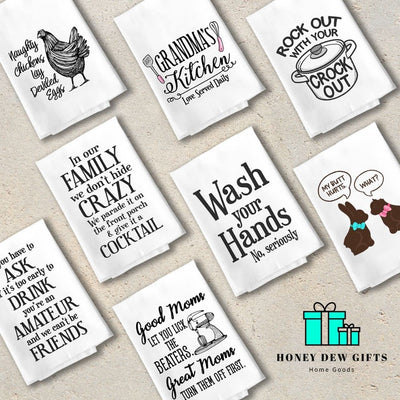 Beach Sayings Kitchen Towels